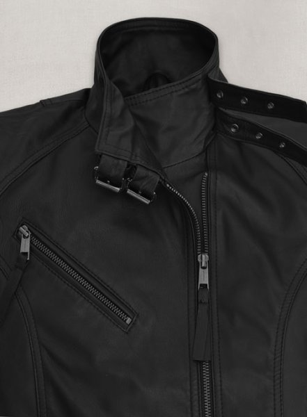(image for) Nina Dobrev Leather Jacket