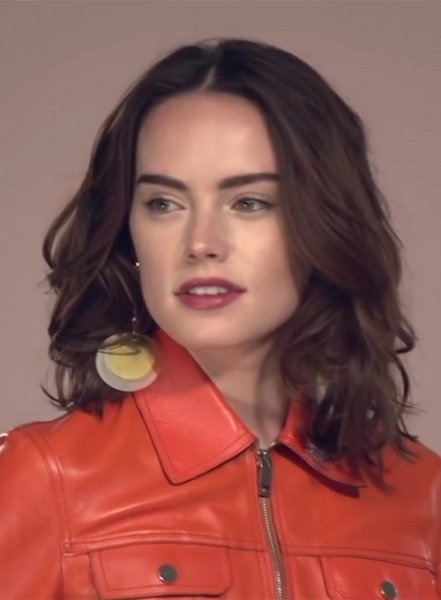Daisy Ridley Leather Jacket