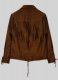 Fringe Leather Jacket #1012