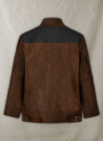 (image for) Spanish Brown Alden Ehrenreich Solo Leather Jacket