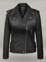 (image for) Hilary Duff Leather Jacket #3