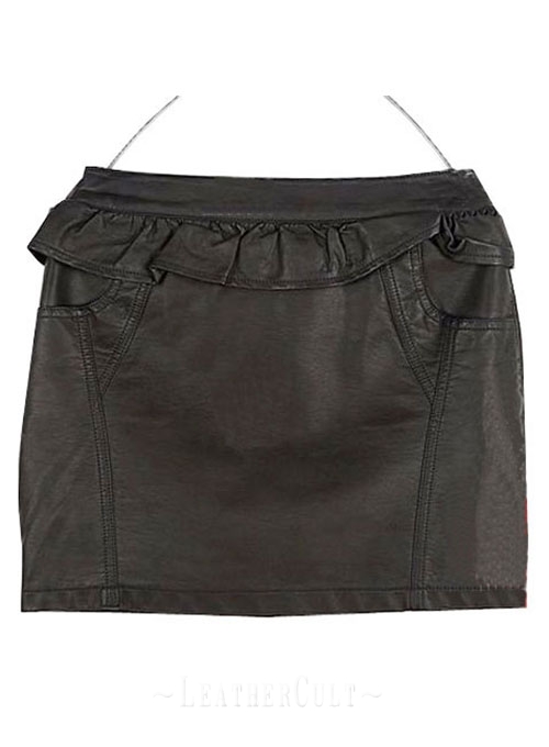 Haute Hippie Leather Skirt - # 127 - Click Image to Close