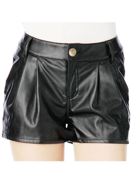 (image for) Leather Cargo Shorts Style # 366