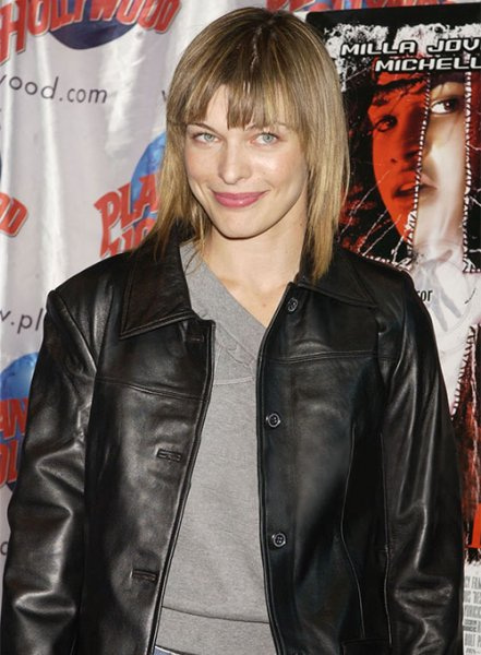 (image for) Milla Jovovich Leather Jacket