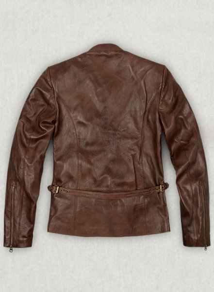 Spanish Brown Jason Momoa Justice League Leather Jacket - M Regu