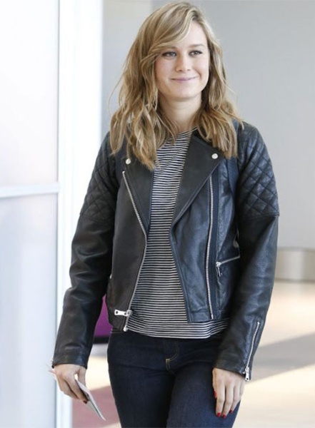 (image for) Brie Larson Leather Jacket