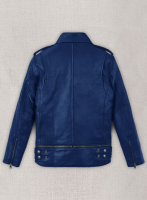 (image for) Rich Blue Trooper Biker Jacket
