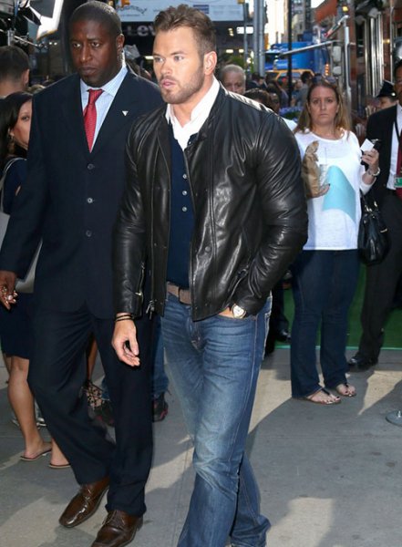 Kellan Lutz Leather Jacket