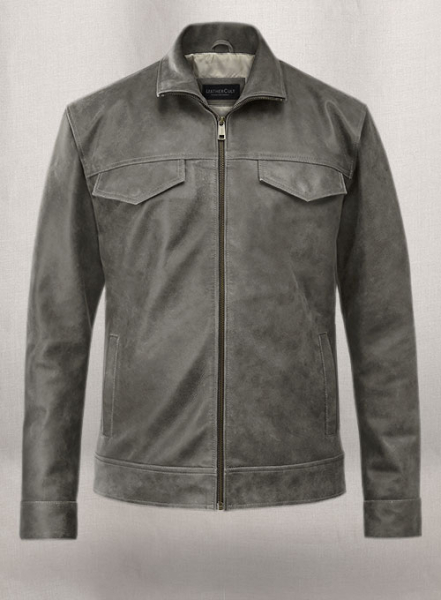 (image for) Vintage Dirty Gray Daniel Radcliffe Harry Potter Leather Jacket