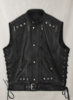 (image for) Leather Biker Vest # 333