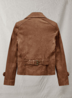 (image for) Light Vintage Tan Hide Leather Jacket Style # 298