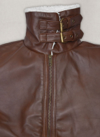 (image for) B3 Aviator Spanish Brown Leather Jacket
