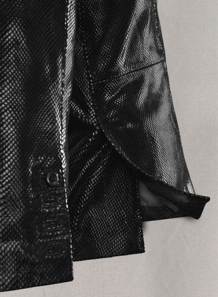 Double Breasted Leather Suit