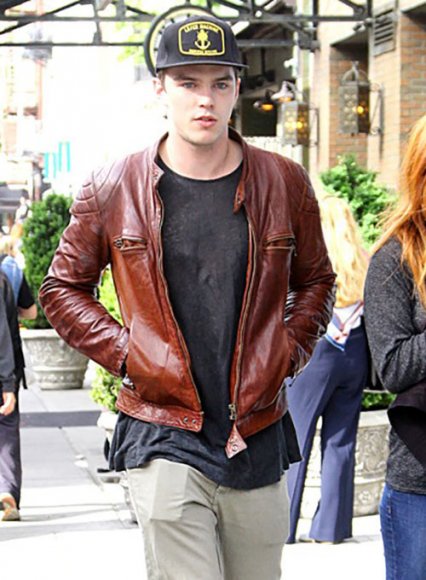 (image for) Nicholas Hoult Mad Max: Fury Road Leather Jacket