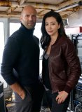 (image for) Bingbing Li The Meg Leather Jacket