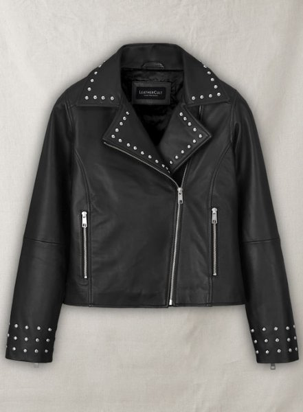 (image for) Eva Studded Leather Jacket