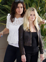 (image for) Reese Witherspoon This Means War Leather Jacket
