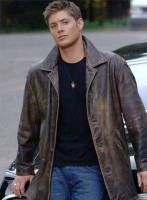 (image for) Supernatural Dean Winchester Leather Trench Coat