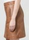 Varsity Leather Skirt - # 432
