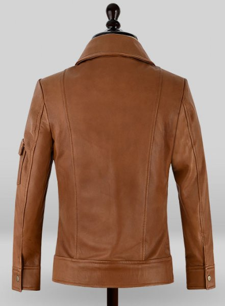 (image for) Log Cabin Brown Gigi Hadid Leather Jacket