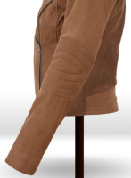 (image for) Light Vintage Tan Hide Leather Jacket # 220
