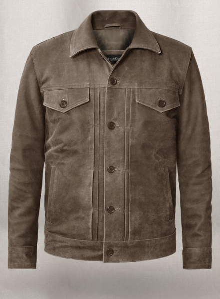 Vintage Gravel Brown Ryan Reynolds Leather Jacket #3 : LeatherCult ...