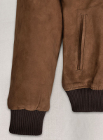 (image for) Oak Brown Suede Richard Madden Leather Jacket #1