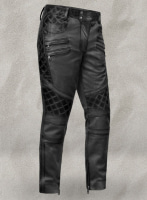 (image for) Outlaw Burnt Charcoal Leather Pants