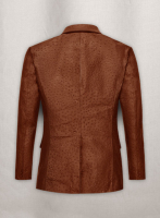 (image for) Tan Brown Ostrich Leather Blazer