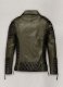 Charles Burnt Olive Leather Jacket