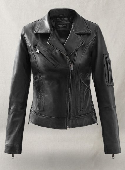 (image for) Karen Gillan Leather Jacket