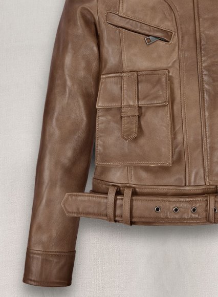 (image for) Espanol Timber Brown Leather Jacket #517
