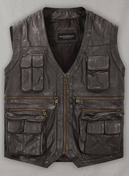 (image for) Soft Louis Brown Washed & Wax Chris Pratt Jurassic World Vest