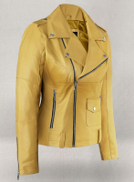 Yellow Rihanna Leather Jacket #1 : LeatherCult: Genuine Custom Leather  Products, Jackets for Men & Women