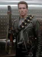 (image for) Terminator 2 Arnold Schwarzenegger Leather Jacket