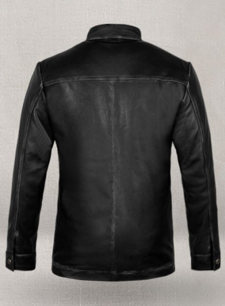 (image for) Rubbed Black Zac Efron 17 Again Leather Jacket