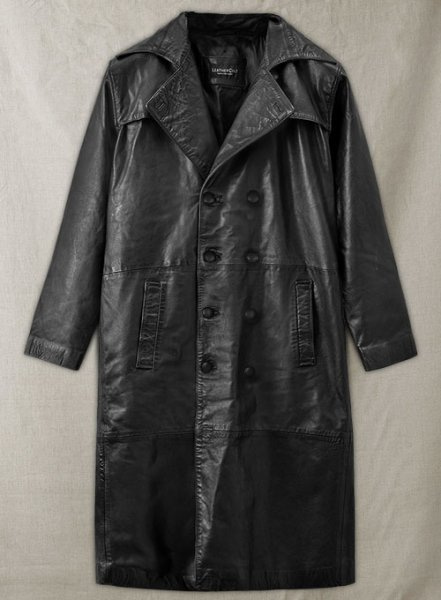 (image for) Javier Bardem Skyfall Leather Trench Coat