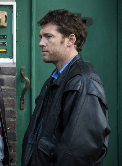 (image for) Sam Worthington Leather Jacket