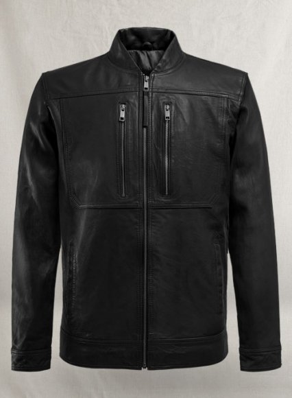 Thunder Storm Black Biker Leather Jacket Thunder Storm Black Biker Leather Jacket