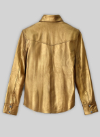 (image for) Golden Leather Shirt Jacket - #1S