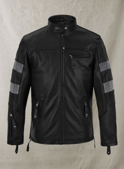 (image for) Black Keanu Reeves Leather Jacket