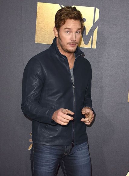 Chris Pratt Leather Jacket #4 Chris Pratt Leather Jacket #4