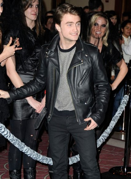 (image for) Daniel Radcliffe Leather Jacket