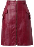 Front Pocket Leather Skirt - # 147