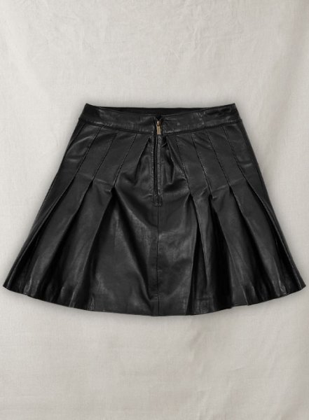 Jessica Biel Leather Skirt