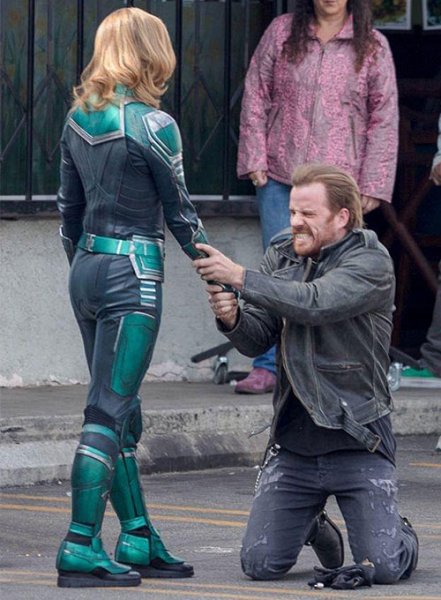Robert Kazinsky Captain Marvel Leather Jacket
