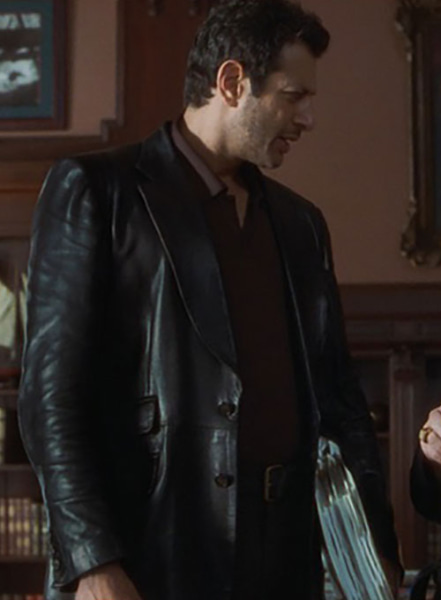(image for) Jeff Goldblum Lost World Jurassic Park Leather Blazer