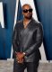 Kanye West Kimono Wrap Leather Blazer