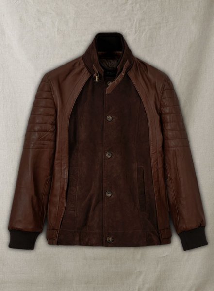 (image for) Daniel Radcliff Horns Leather Jacket