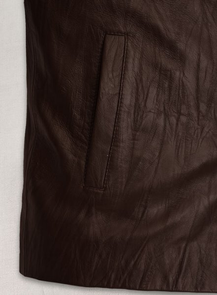 Wrinkled Brown Jim Morrison Leather Jacket : LeatherCult: Genuine ...
